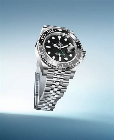 rolex grigio e nero|Rolex GMT Master II 126710GRN con lunetta Grigio.